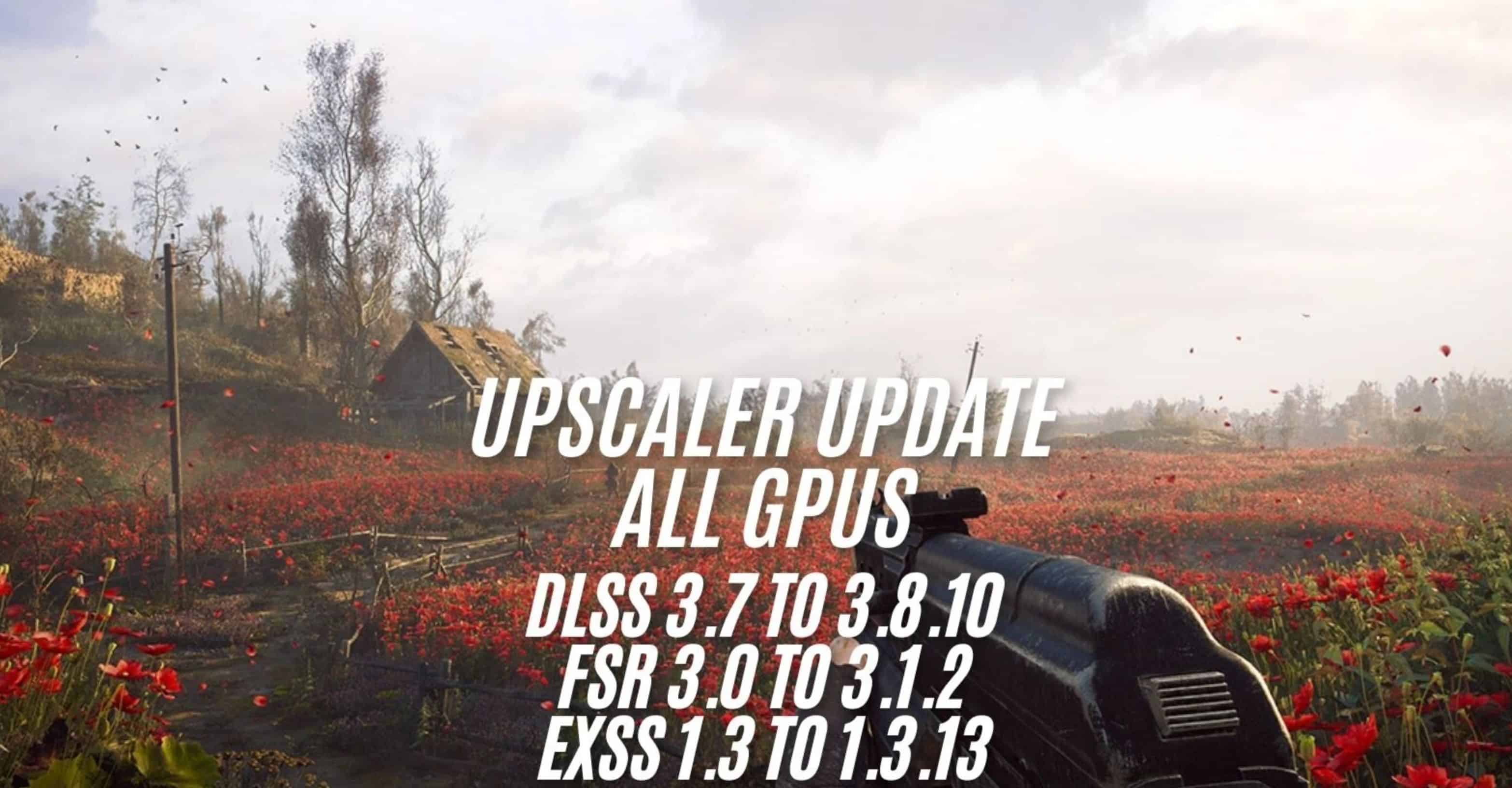Uspcaler update files for STALKER2 Heart of Chornoby AMD NVIDIA INTEL