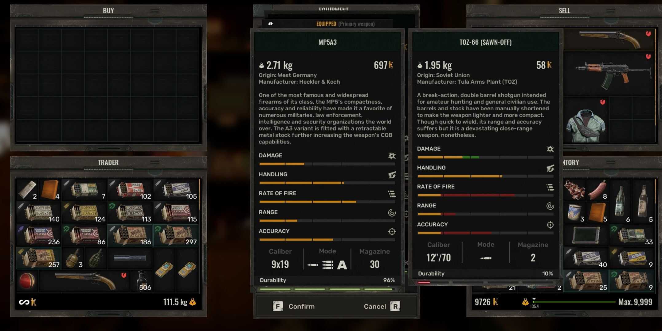 Lootable Zone – sell broken weapons and armor patch