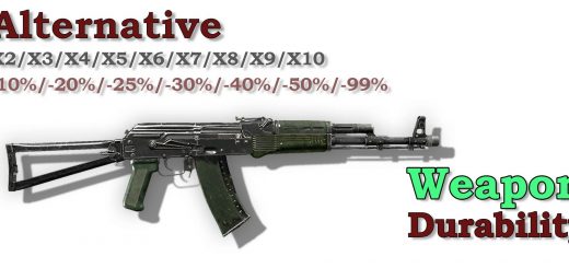Alternative Xx Weapon Durability