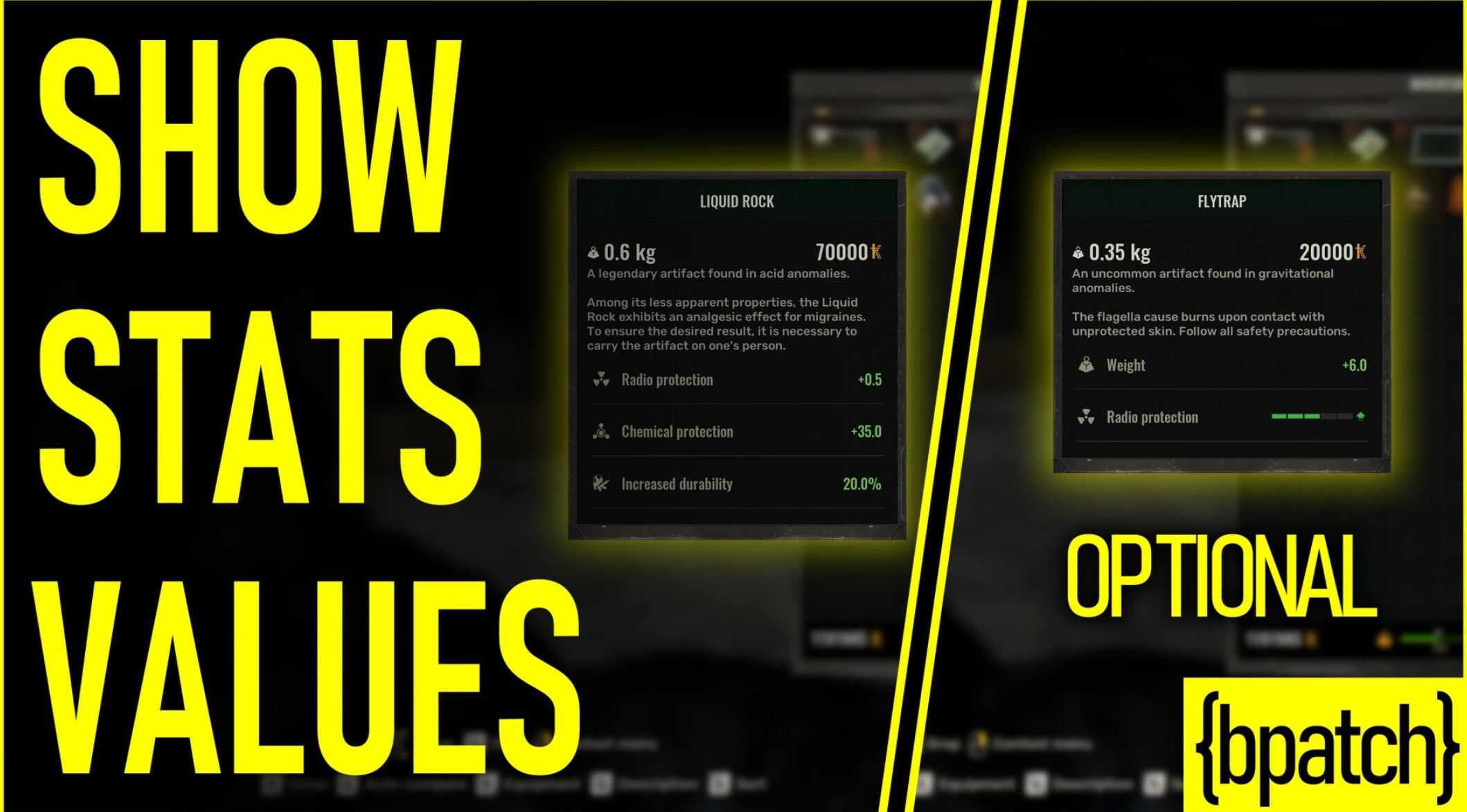 Sota – Show Stats Values (1.8 Ready – bpatch) v1.1